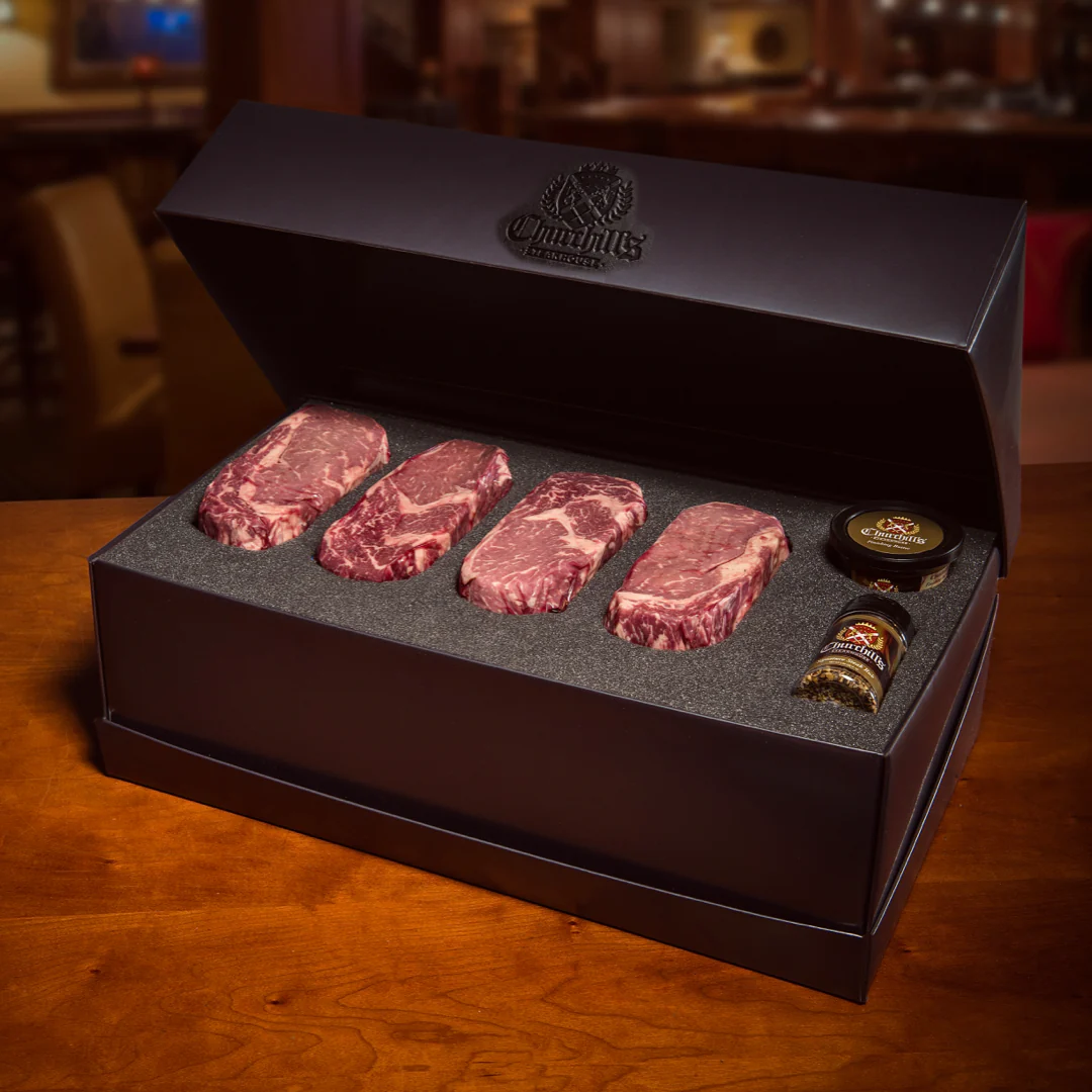 USDA Prime Strip Steak Gift Box